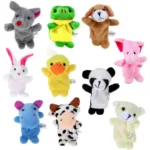 10-Piece Set: Cute Finger Puppets Baby Mini Plush Toys - Image 2