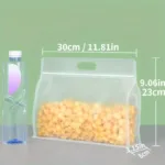 10-Pieces: Reusable Silicone Leakproof Food Storage Bags - Image 5