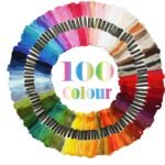 100-Pack: ATDAWN Rainbow Color Embroidery, Cross Stitch Threads - Image 4
