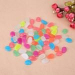 100-Pieces: Glow in the Dark Luminous Stones - Image 2