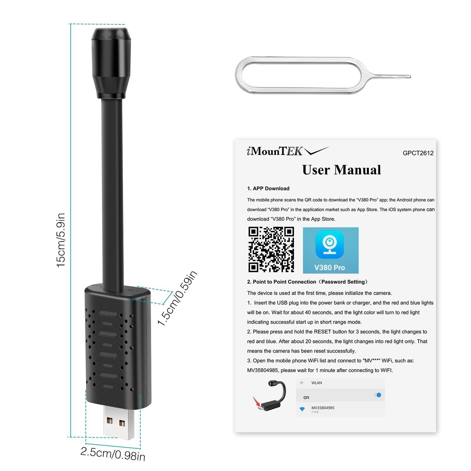 1080P HD Mini USB IP Camera Motion Detection - Image 5