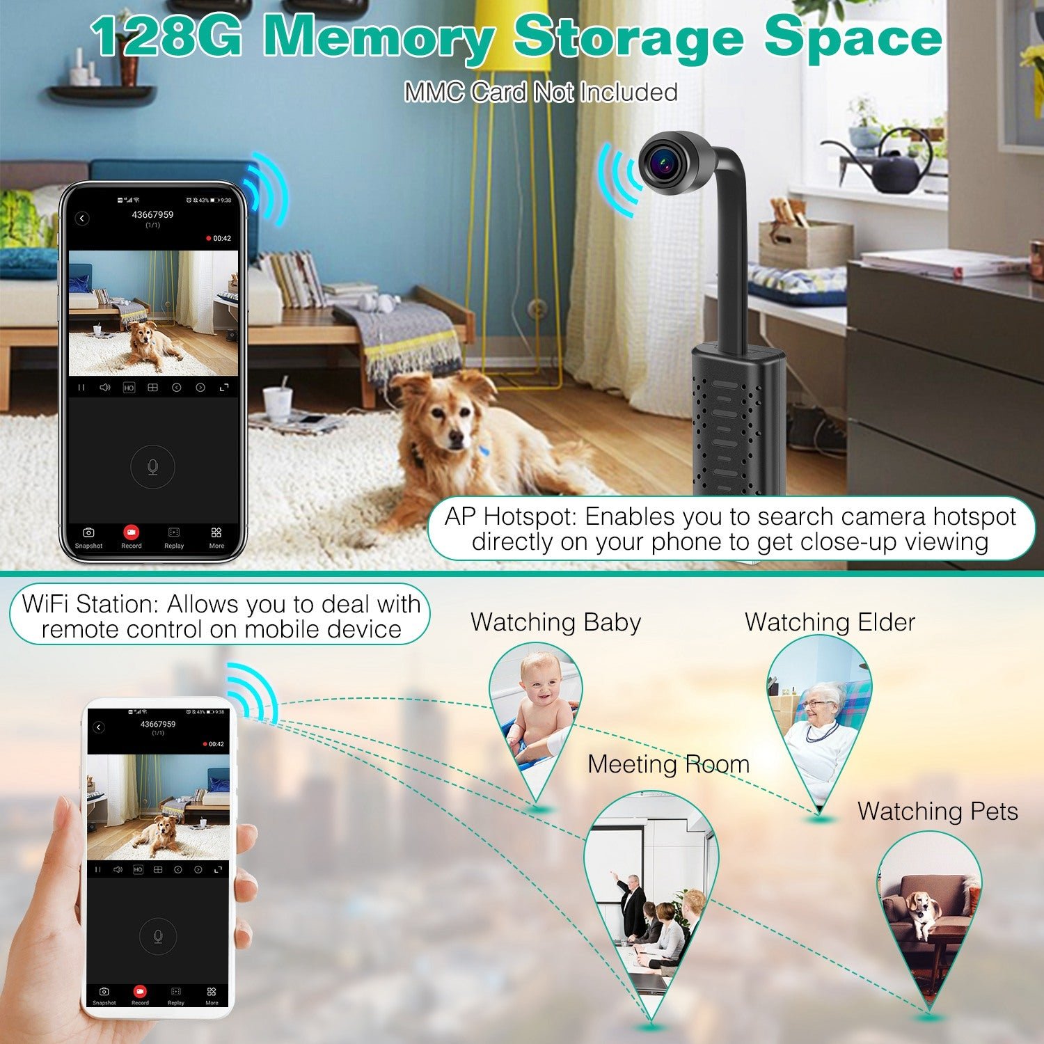 1080P HD Mini USB IP Camera Motion Detection - Image 11