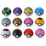 12-Pack: Pocket Monster Pikachu Action Figure Pokemon Game Poke Ball - Image 2