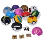 12-Pack: Pocket Monster Pikachu Action Figure Pokemon Game Poke Ball - Image 7