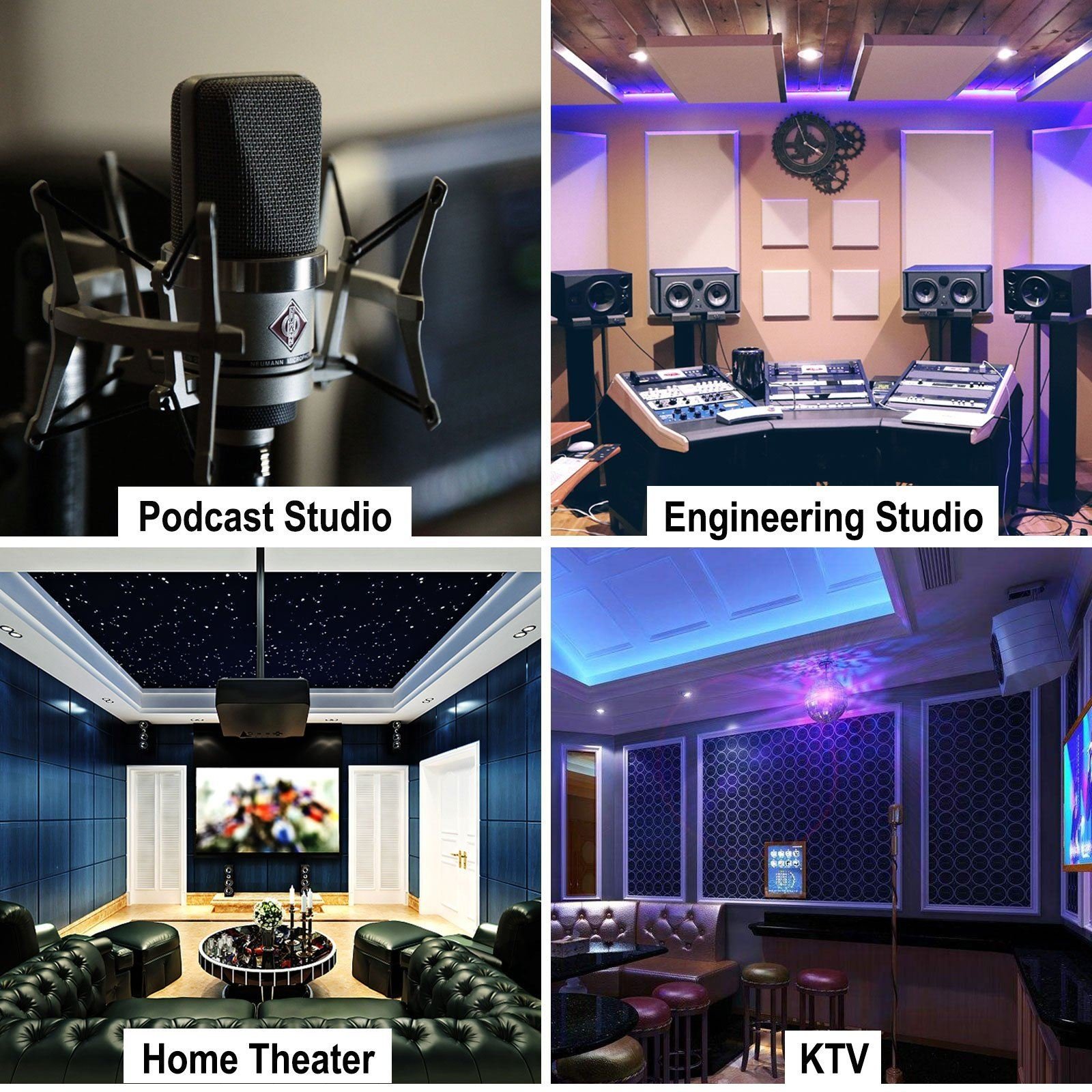 12-Pack: Sound Absorbing Foam for Recording Studio - Image 10
