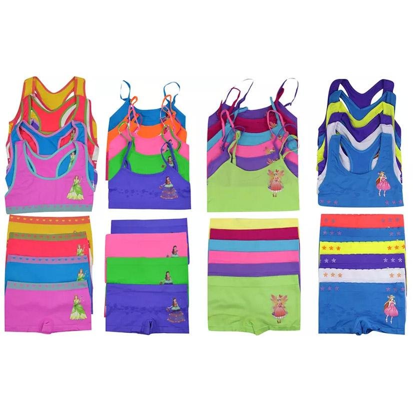 12-Pieces: Mystery Girls Racerback or Cami Top and Bottom Sets