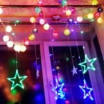 12 Stars 138 LED Curtain String Lights - Image 3