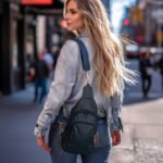 Real Leather Solid Strap Shoulder Sling Bag - Image 10