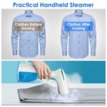 1500W Portable Handheld Clothes Steamer with 2 Brush - Image 8