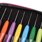 16-Piece: Colored Crochet Hooks Yarn - Image 8