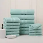 18-Piece Set: Bibb Home `Egyptian Cotton Towel Set - Image 6