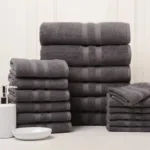 18-Piece Set: Bibb Home `Egyptian Cotton Towel Set - Image 7