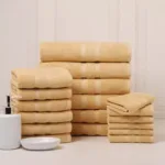 18-Piece Set: Bibb Home `Egyptian Cotton Towel Set - Image 11