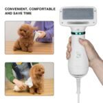2-in-1 Pet Hair Dryer Blower Slicker Brush Portable Dog Cat Grooming Low Noise - Image 6