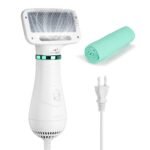 2-in-1 Pet Hair Dryer Blower Slicker Brush Portable Dog Cat Grooming Low Noise - Image 4