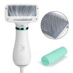 2-in-1 Pet Hair Dryer Blower Slicker Brush Portable Dog Cat Grooming Low Noise - Image 2