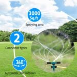 2-Pack: 360 Degree Rotatable Lawn Garden Sprinkler - Image 12
