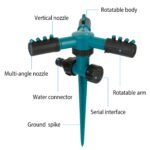 2-Pack: 360 Degree Rotatable Lawn Garden Sprinkler - Image 8