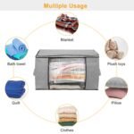 2-Pack: 90L Large Capacity Foldable Closet Organizer - Image 9