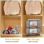 2-Pack: 90L Large Capacity Foldable Closet Organizer - Image 10