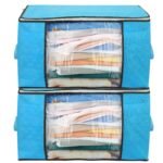 2-Pack: 90L Large Capacity Foldable Closet Organizer - Image 3
