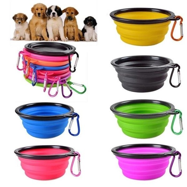 2-Pack: Collapsible Food Water Travel Bowl
