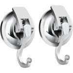 2-Pack: Heavy Duty Vacuum Suction Cup Hook