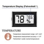 2-Pack: Mini Digital Hygrometer Gauge Indoor Thermometer - Image 3