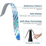 2-Pack: Portable Reflective Fly Repellent Fan Rechargeable Battery Powered - Image 5