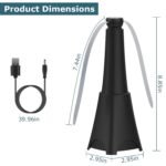 2-Pack: Portable Reflective Fly Repellent Fan Rechargeable Battery Powered - Image 10