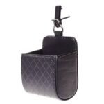 2-Pack: Universal Car Mobile Phone Bag PU Leather Car Auto Air Outlet Coin Bag Case - Image 6