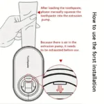 2-Pack:  Wall-Mounted Automatic Toothpaste Dispenser - Image 12