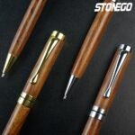 2-Pack: Wooden Twist Ballpoint Pen - Image 7