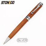 2-Pack: Wooden Twist Ballpoint Pen - Image 2
