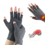 2-Pairs: Rheumatoid Arthritis Magnetic Compression Gloves - Image 4