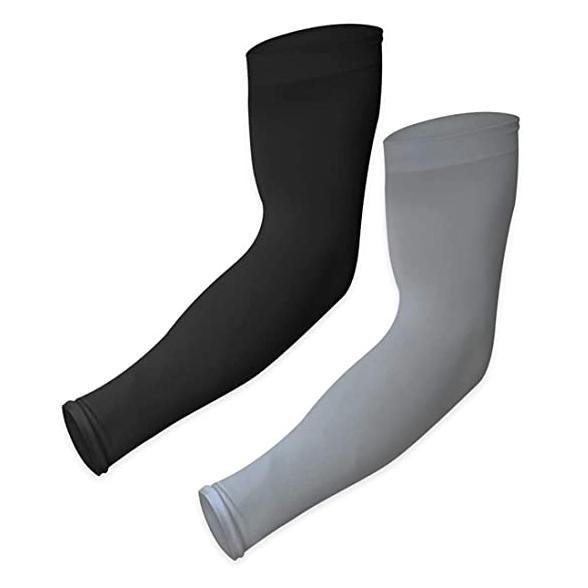 2-Pairs: UV Sun Protection Compression Arm Sleeves
