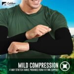 2-Pairs: UV Sun Protection Compression Arm Sleeves - Image 6