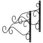 2-Piece: Iron Plant Hanging Bracket Plant Hanger Wall Hooks - Image 4