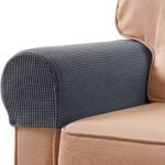 2-Piece: Jacquard Sofa Armrest Slipcover - Image 4