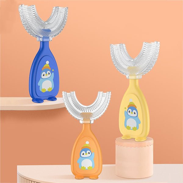 2-piece-manual-childrens-u-shaped-toothbrush-beauty-personal-care-dailysale-559977.jpg 2-Piece: Manual Children's U-Shaped Toothbrush - Image 1