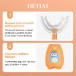 2-Piece: Manual Children's U-Shaped Toothbrush - Image 11