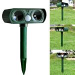 2-Piece: Outdoor Solar Ultrasonic Pest Repeller