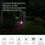 2-Piece: Solar Waterproof Outdoor Bug and Mosquito Zapper - Image 4