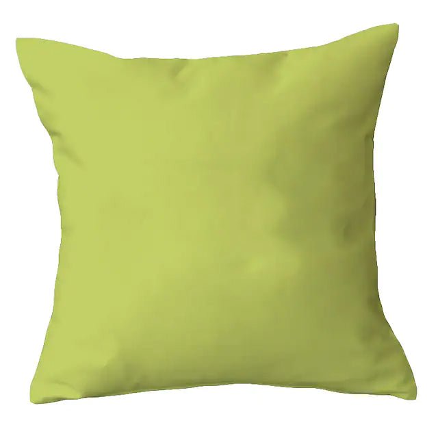 2-Piece: Solid Colored Simple Square Pillowcases