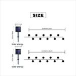 20 LED Moroccan Ball Solar String Lights - Image 6