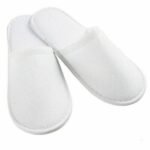 20-Pairs: Spa Hotel Guest Soft Slippers Closed Toe Disposable Travel Slipper