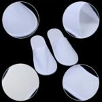 20-Pairs: Spa Hotel Guest Soft Slippers Closed Toe Disposable Travel Slipper - Image 14