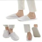 20-Pairs: Spa Hotel Guest Soft Slippers Closed Toe Disposable Travel Slipper - Image 11