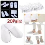 20-Pairs: Spa Hotel Guest Soft Slippers Closed Toe Disposable Travel Slipper - Image 9