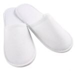 20-Pairs: Spa Hotel Guest Soft Slippers Closed Toe Disposable Travel Slipper - Image 3